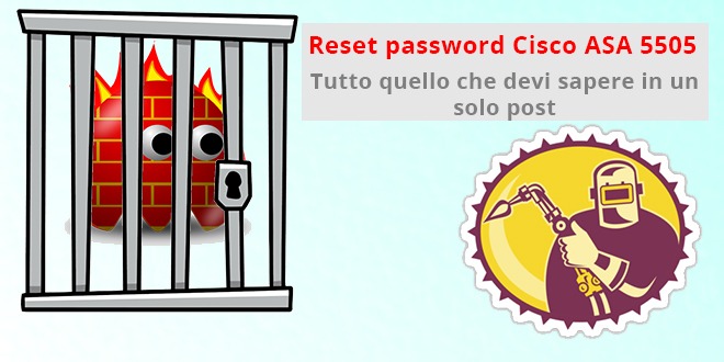 Reset password Cisco ASA 5505 (Password Recovery)