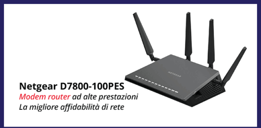 Netgear D7800-100PES Nighthawk - Recensione completa