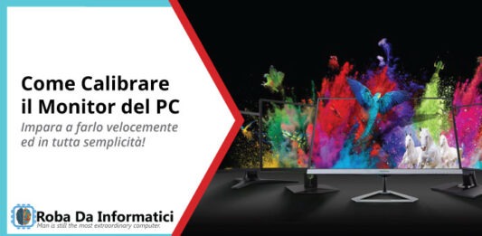 come calibrare un monitor per pc