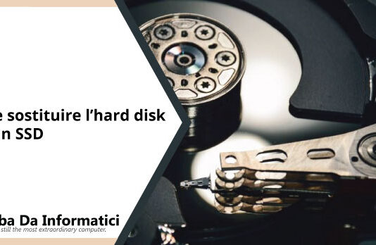 Come sostituire l'hard disk con un SSD