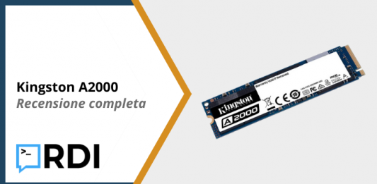 Kingston A2000 SSD - Recensione completa