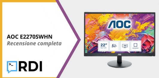 AOC E2270SWHN Monitor - Recensione completa