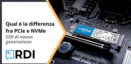 SSD di nuova generazione: qual è la differenza fra PCIe e NVMe?